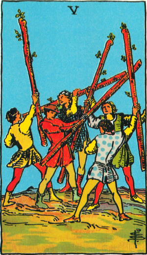 Five of Wands