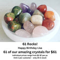 61 rocks for $61